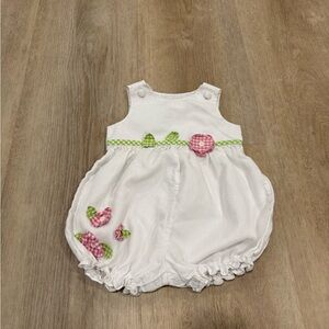 Vintage Smock-styled Baby Romper